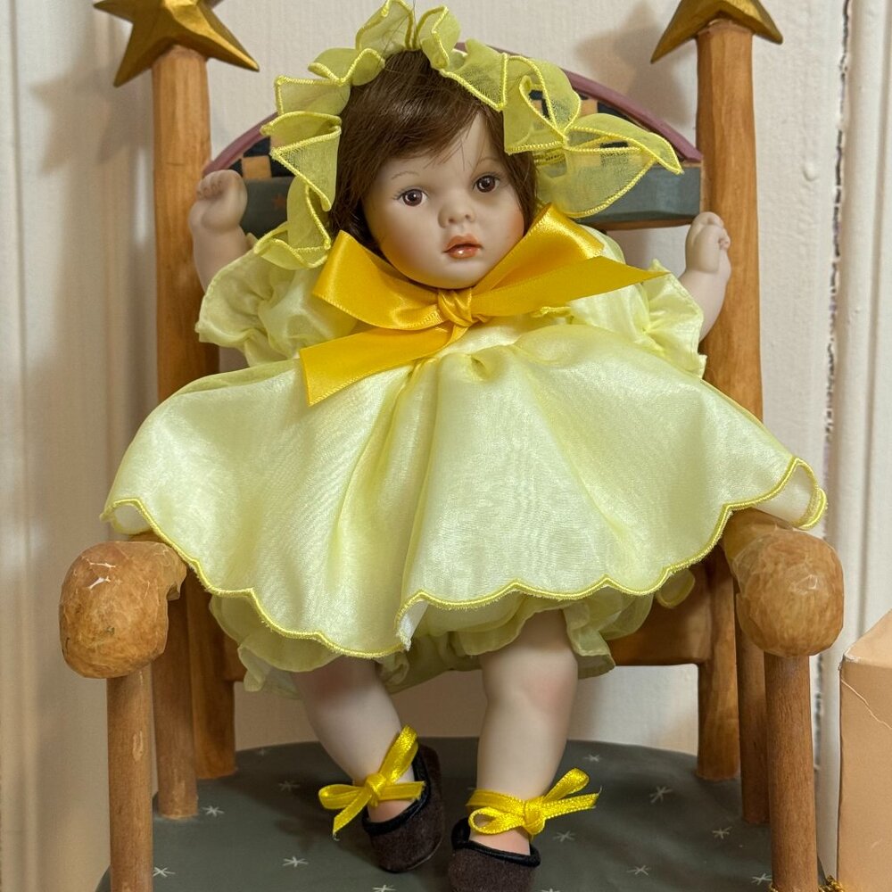 Pauline's Limited Edition SUNNY Sunflower Spring Baby Doll w/ COA + Box